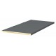 5010 EC- Panel de madera y acero inoxidable