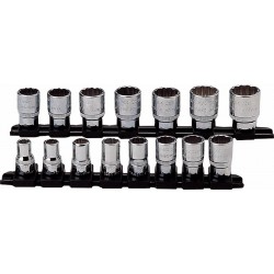 235 1/2" EN/S15- Juego de 15 llaves de vaso hexagonal