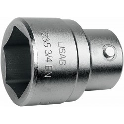235 3/4" EN- Llave de vaso de boca hexagonal
