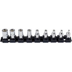 235 3/8" NTX/S9- Juego de 9 llaves de vaso TORX