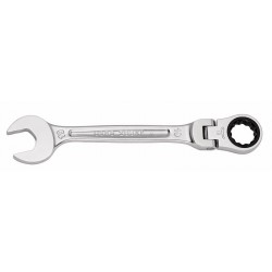 285 KF- Llave combinada articulada con carraca reversible y articulación con bisagra
