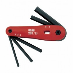 280 S5- Juego de 5 llaves macho hexagonales acodadas