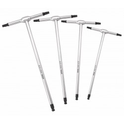 280 TSTX/SE4- Juego de 4 llaves de T para tornillos TORX con cabeza esférica