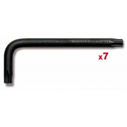 280 TX/SE7- Juego de 7 llaves macho acodadas para tornillos TORX