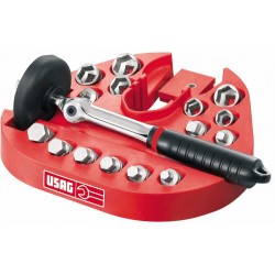 263/S16- Juego de l+C3laves para tapones de aceite (16 pzas)